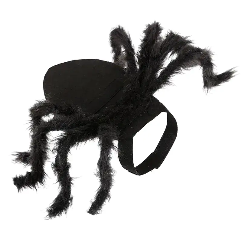 Halloween Pet Spider Clothes  Simulation Black Spider Puppy Cosplay Costume For Dogs Cats Party Cosplay Funny Outfit