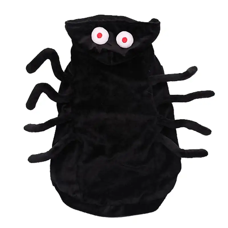 Halloween Pet Spider Clothes  Simulation Black Spider Puppy Cosplay Costume For Dogs Cats Party Cosplay Funny Outfit