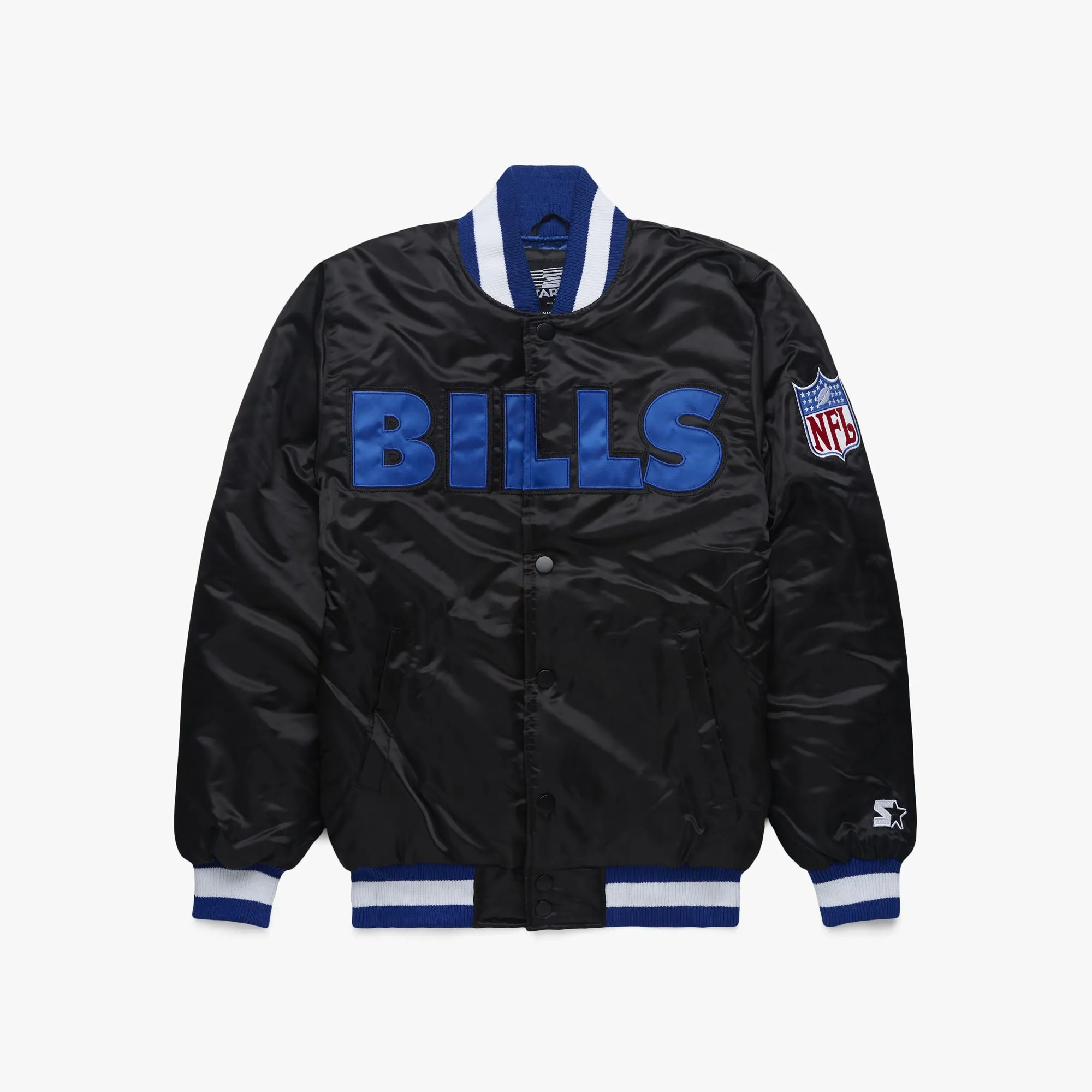 HOMAGE x Starter Bills Blackout Satin Jacket