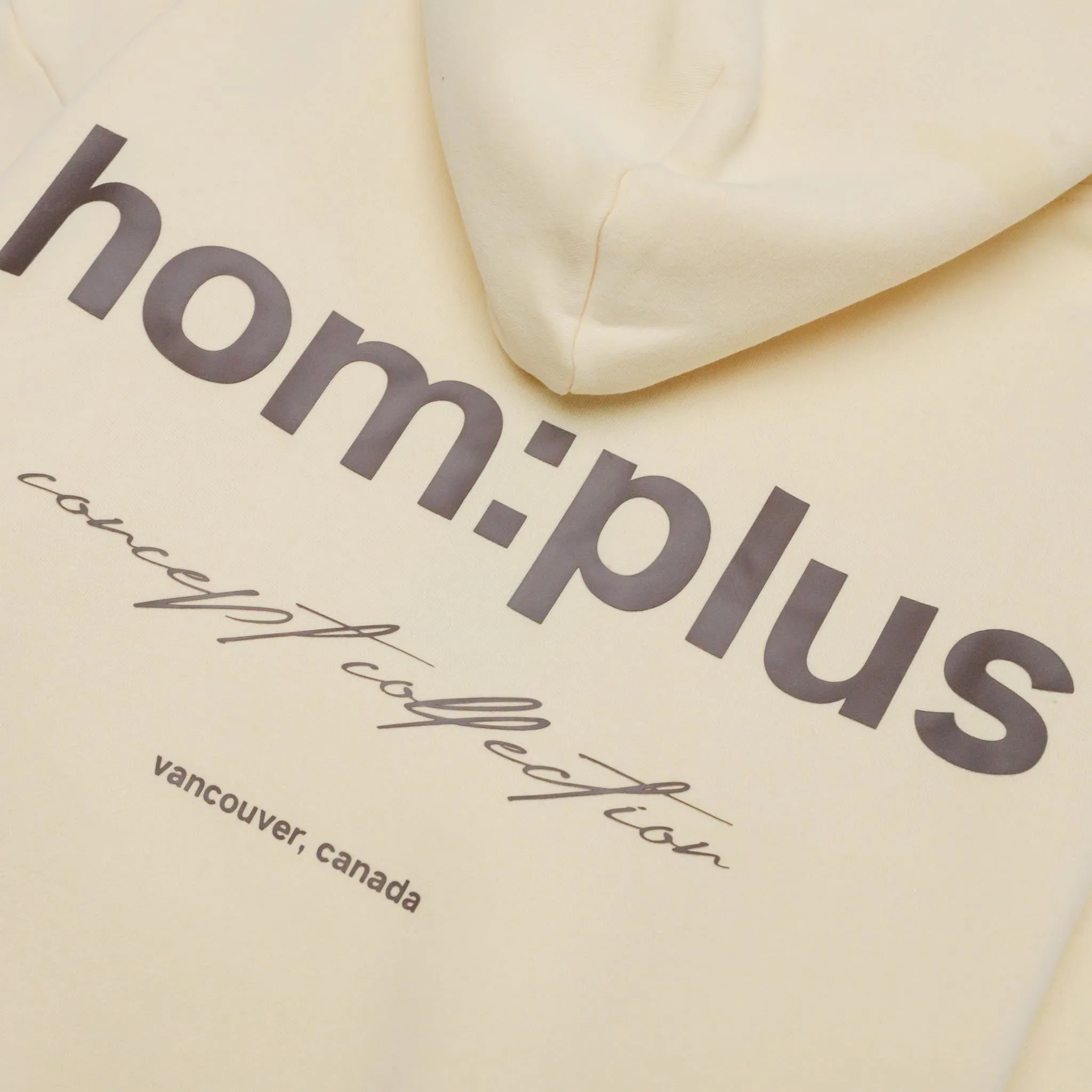 HOMME+ HOM:plus Hoodie Vanilla