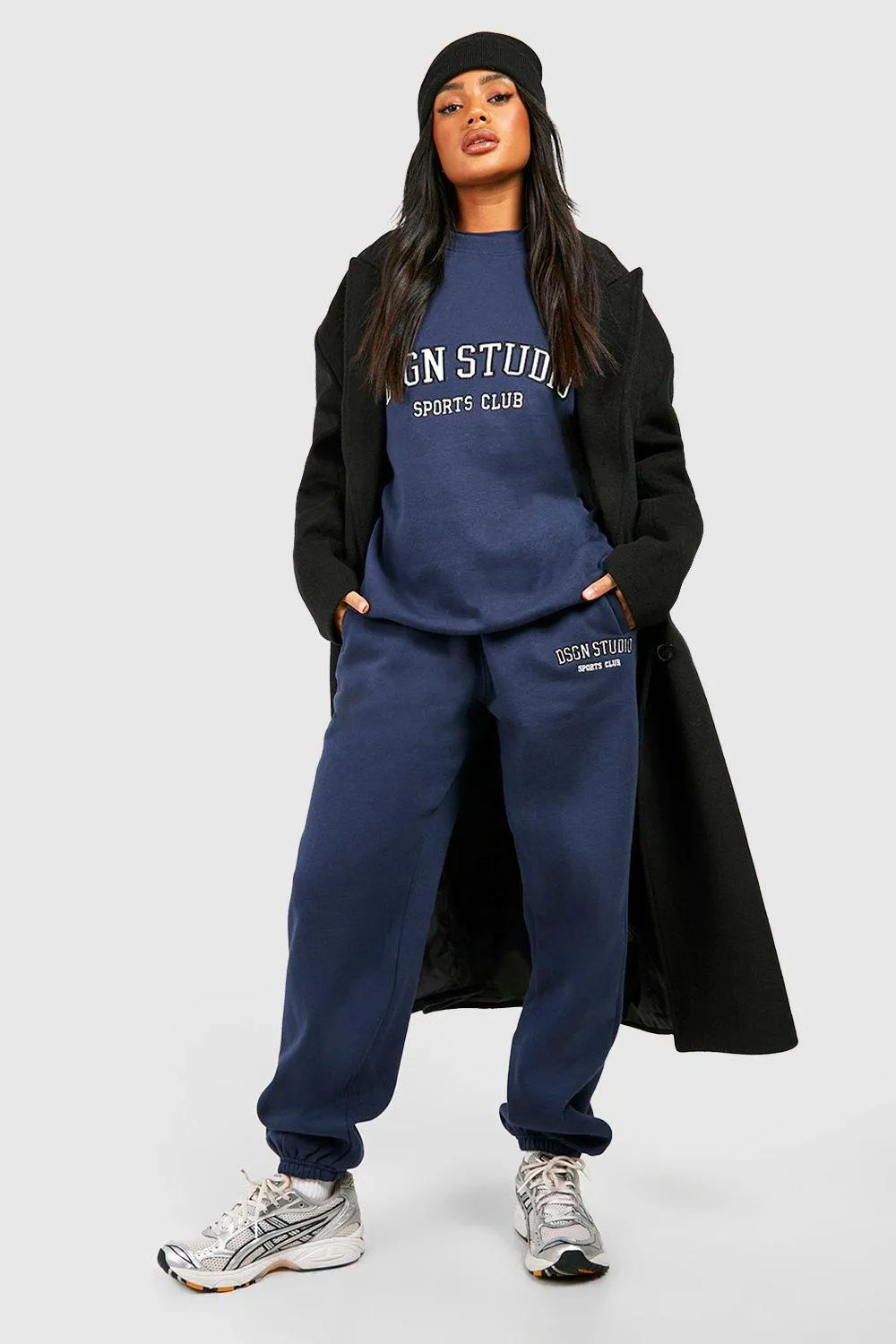 Hoodies & Sweatshirts | Dsgn Studio Applique Oversized Sweatshirt | boohoo