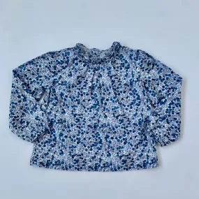 Jacadi Blue Wiltshire D Liberty Print Blouse: 4 Years