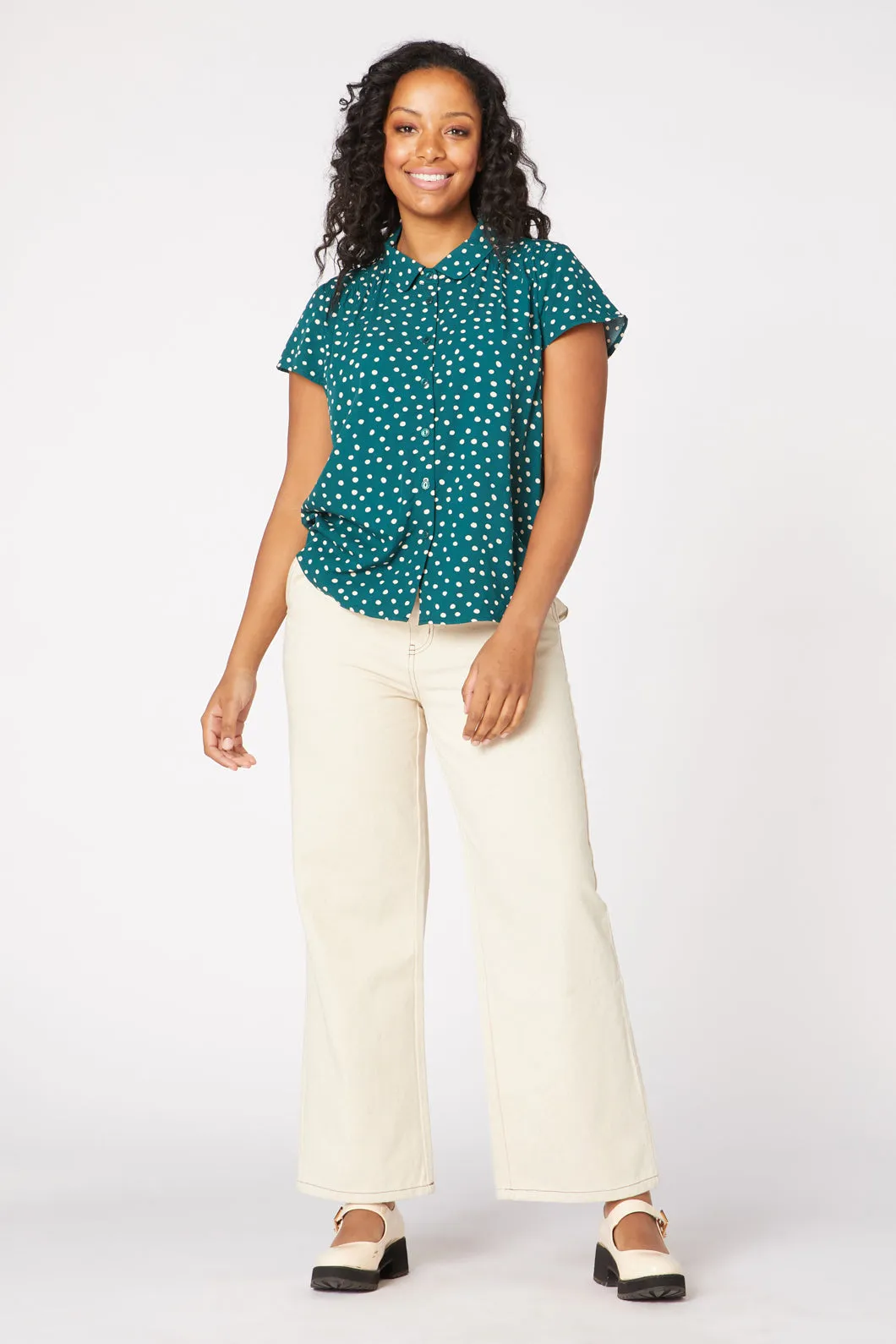 Juliette Spot Blouse