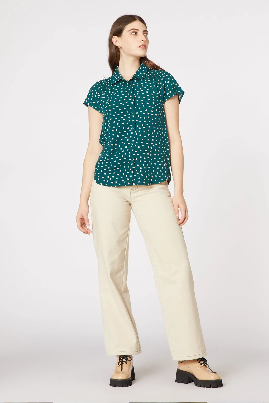 Juliette Spot Blouse