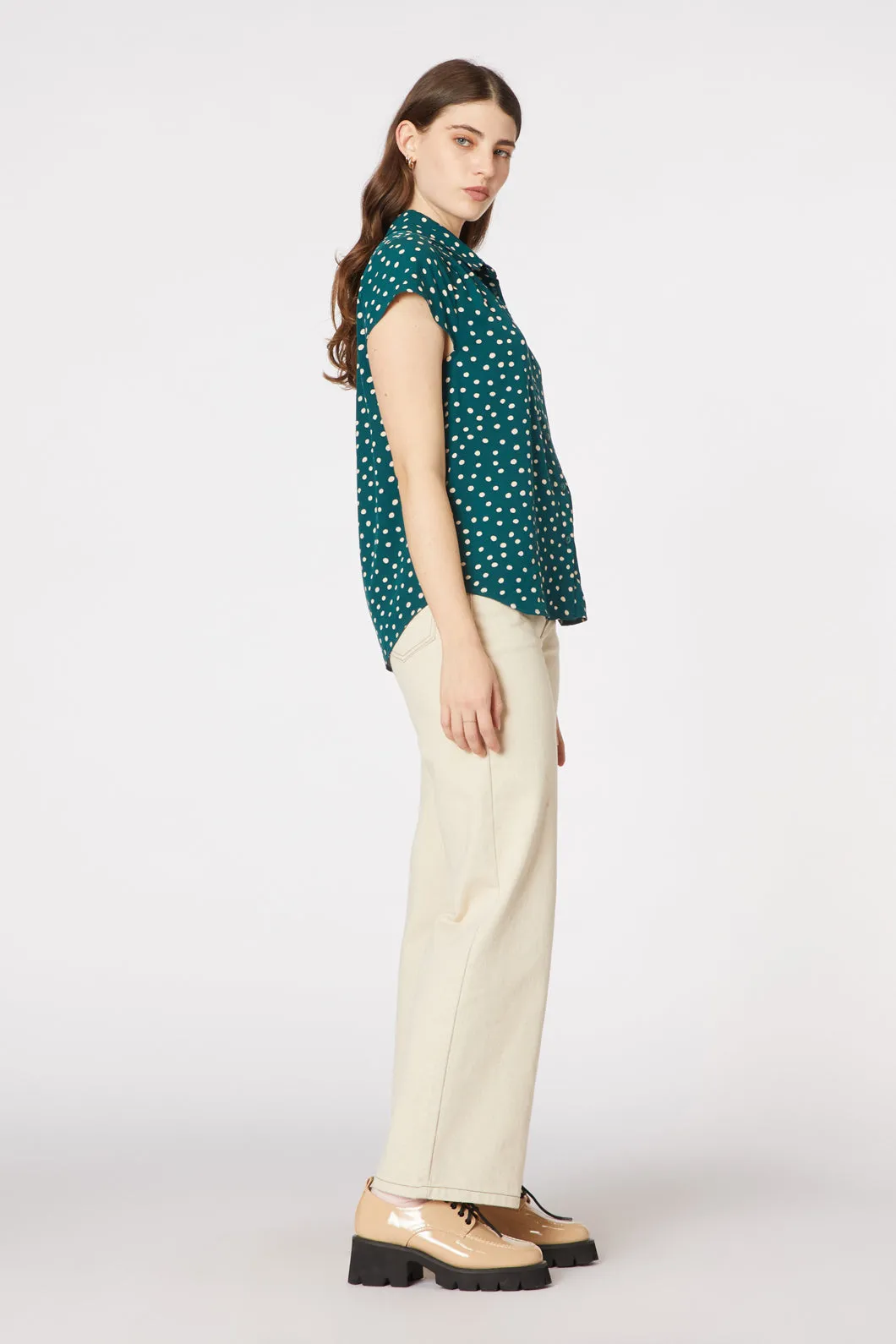 Juliette Spot Blouse