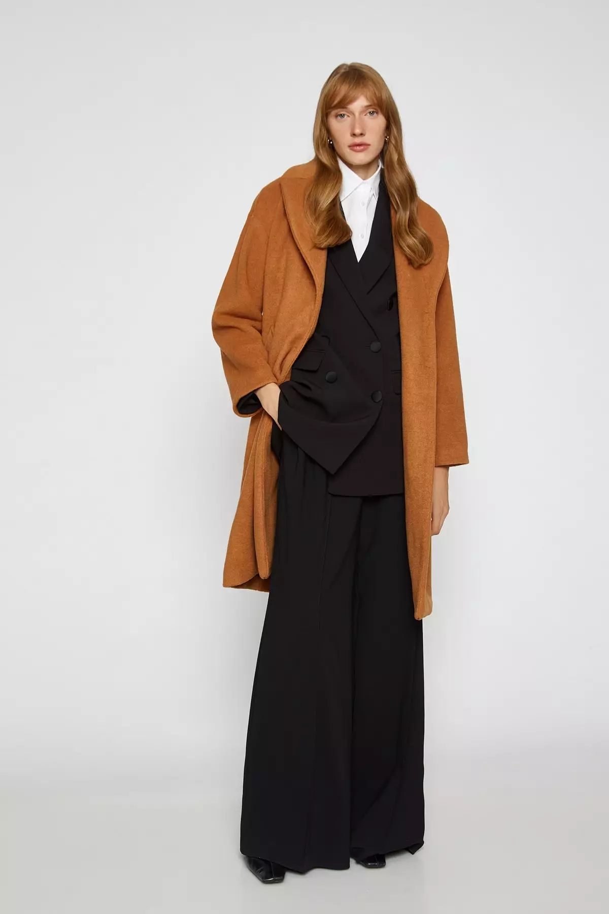 KOTON Cashmere Long Coat