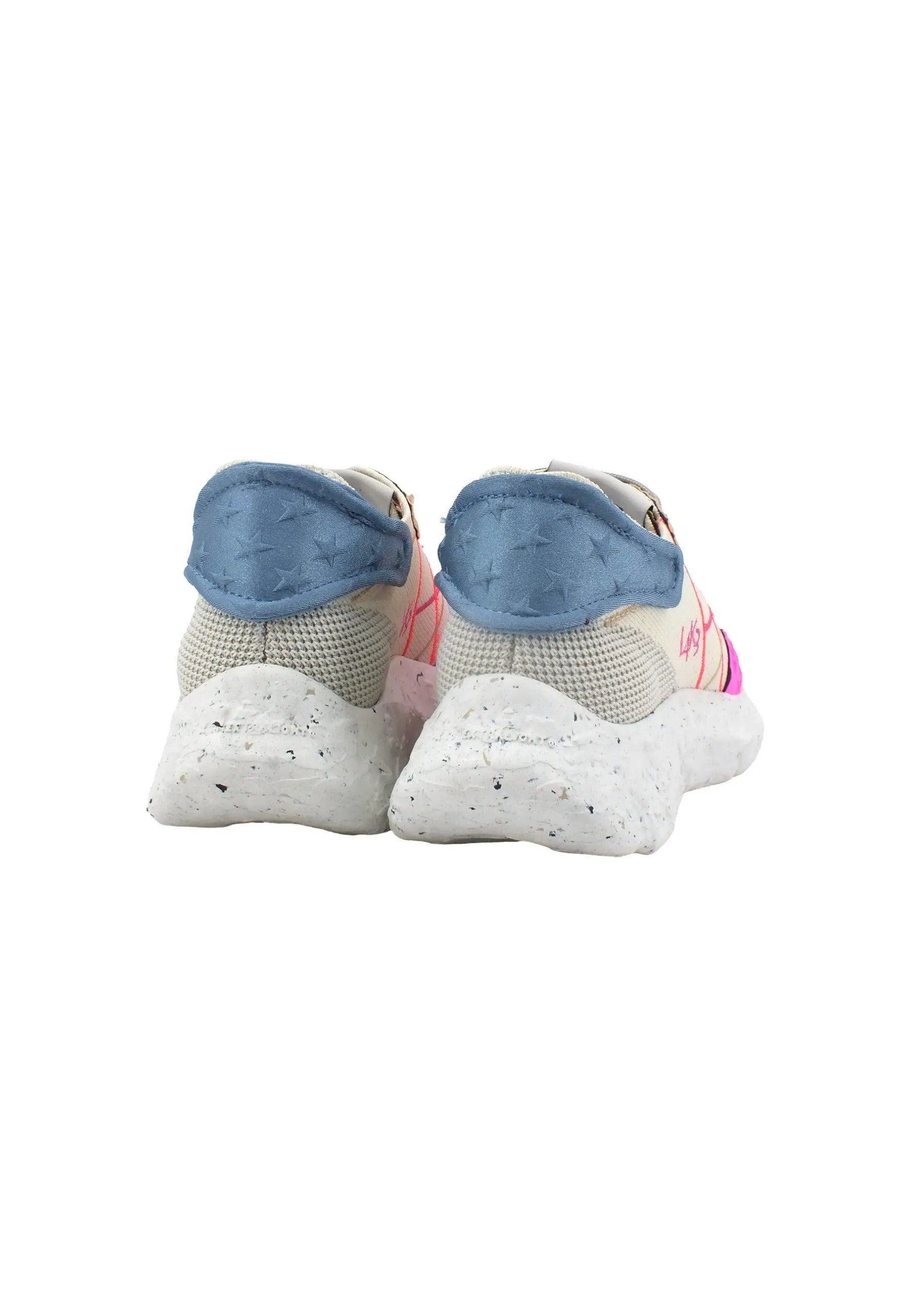 L4K3 Mr Big X Sneaker Donna Pink Blue Y01