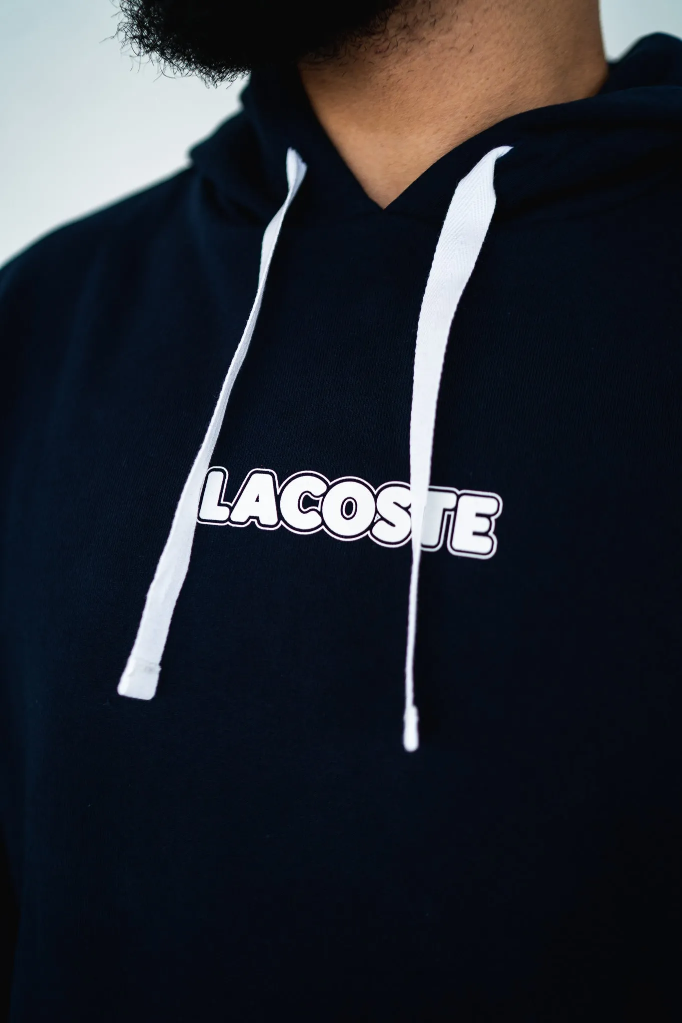 Lacoste Multi Logo Hoodie (Navy)