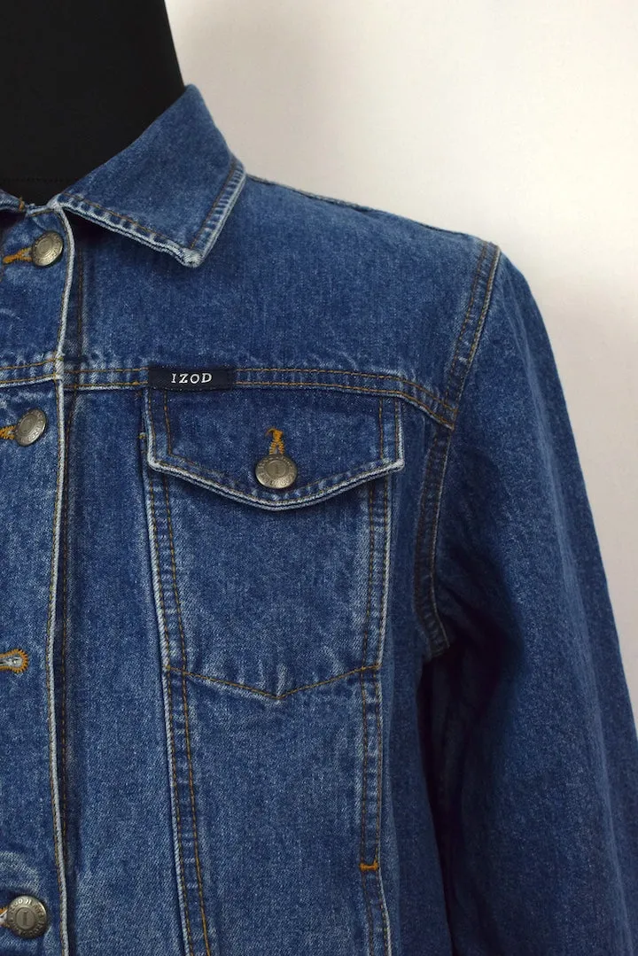 Ladies Izod Brand Denim Jacket