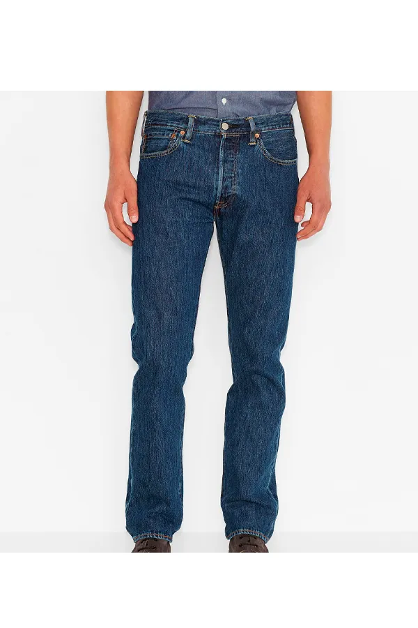 Levi's 501 Regular Denim Jeans Stonewash