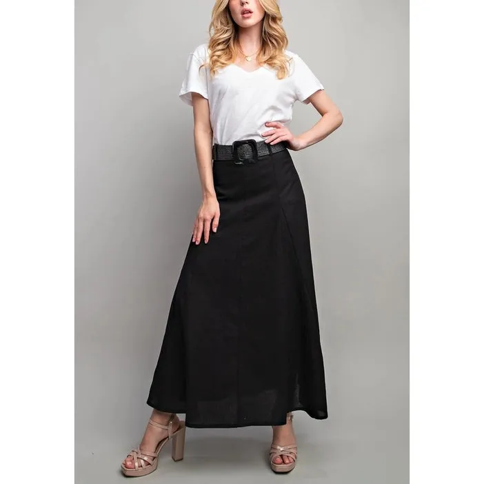 Linen Maxi Skirt