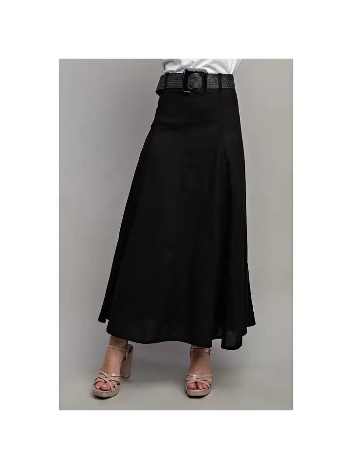 Linen Maxi Skirt