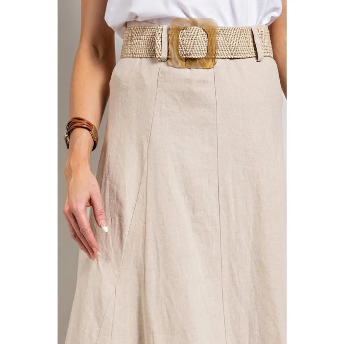 Linen Maxi Skirt