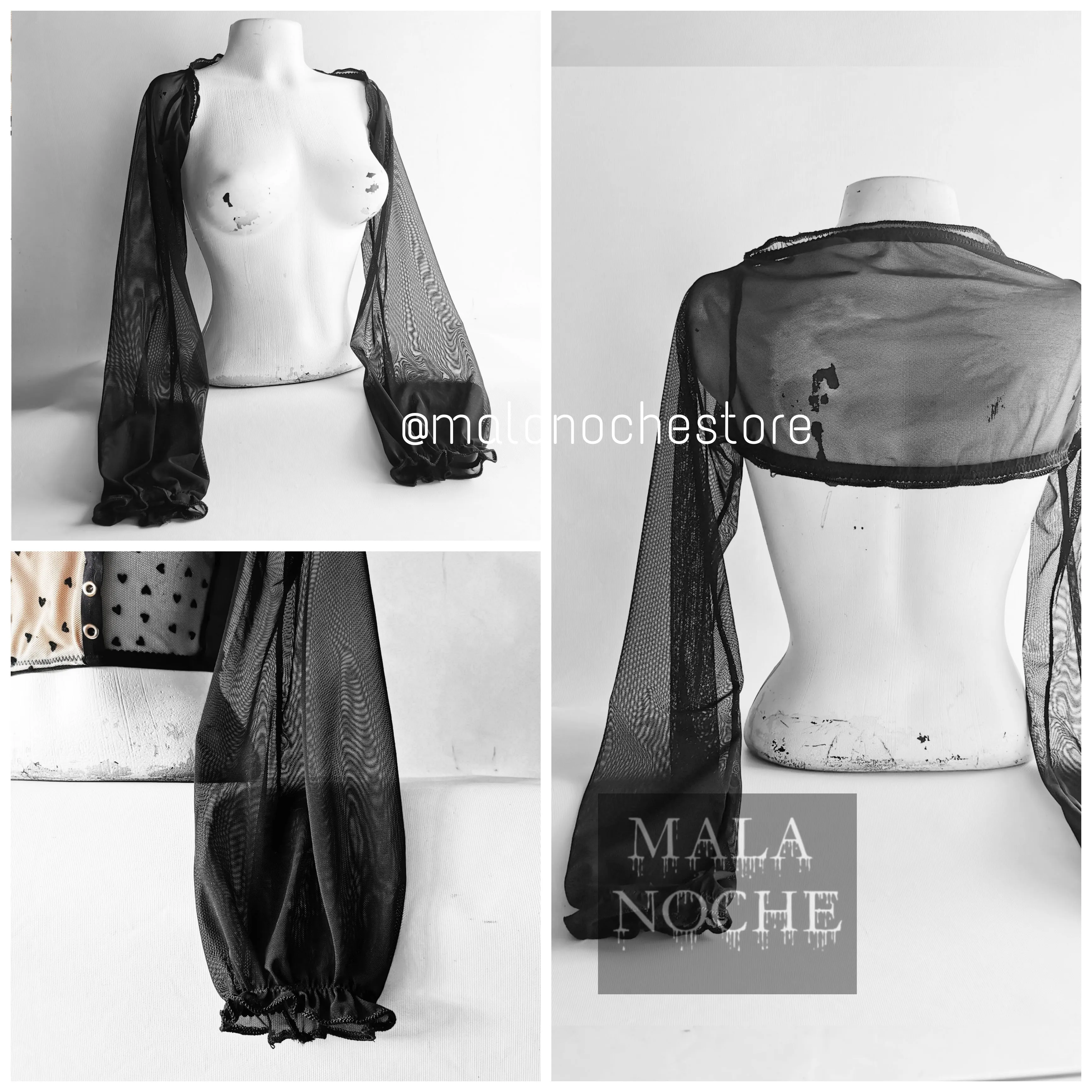 Mangas Belladona (no incluye bustier)