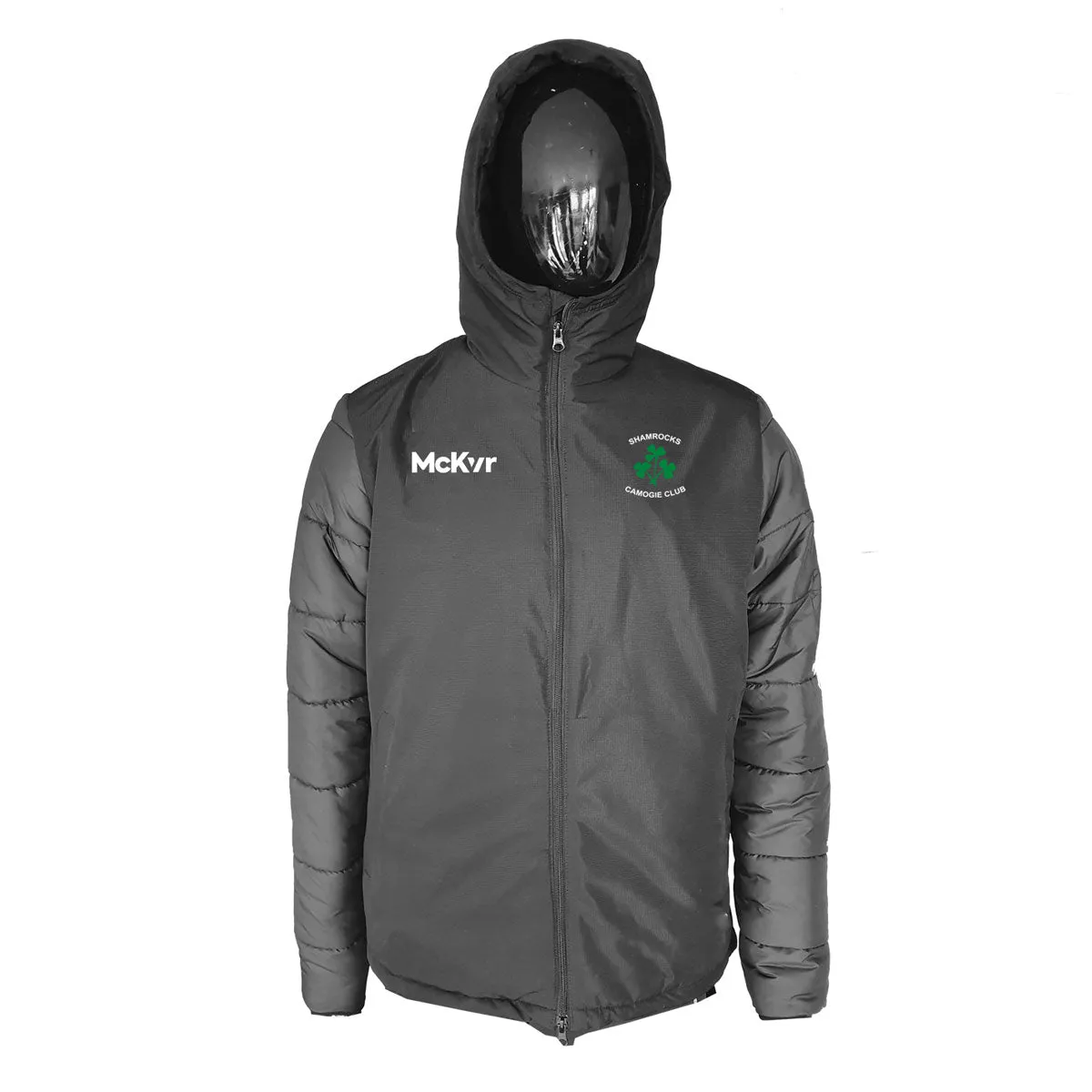 Mc Keever Shamrocks Camogie - Galway Core 22 Stadium Jacket - Adult - Black