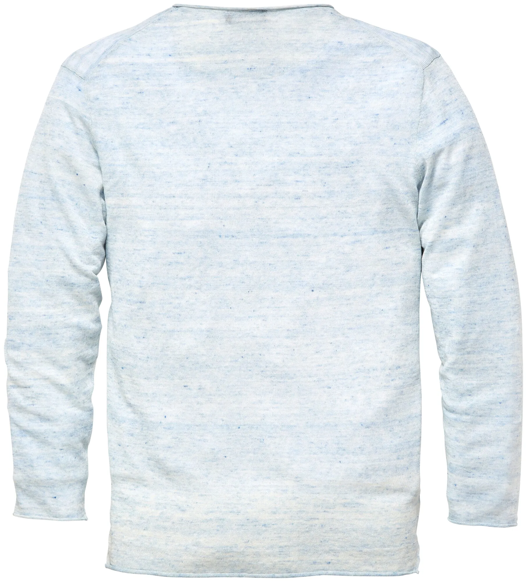 Mens knit sweater, Bleumelange | Manufactum