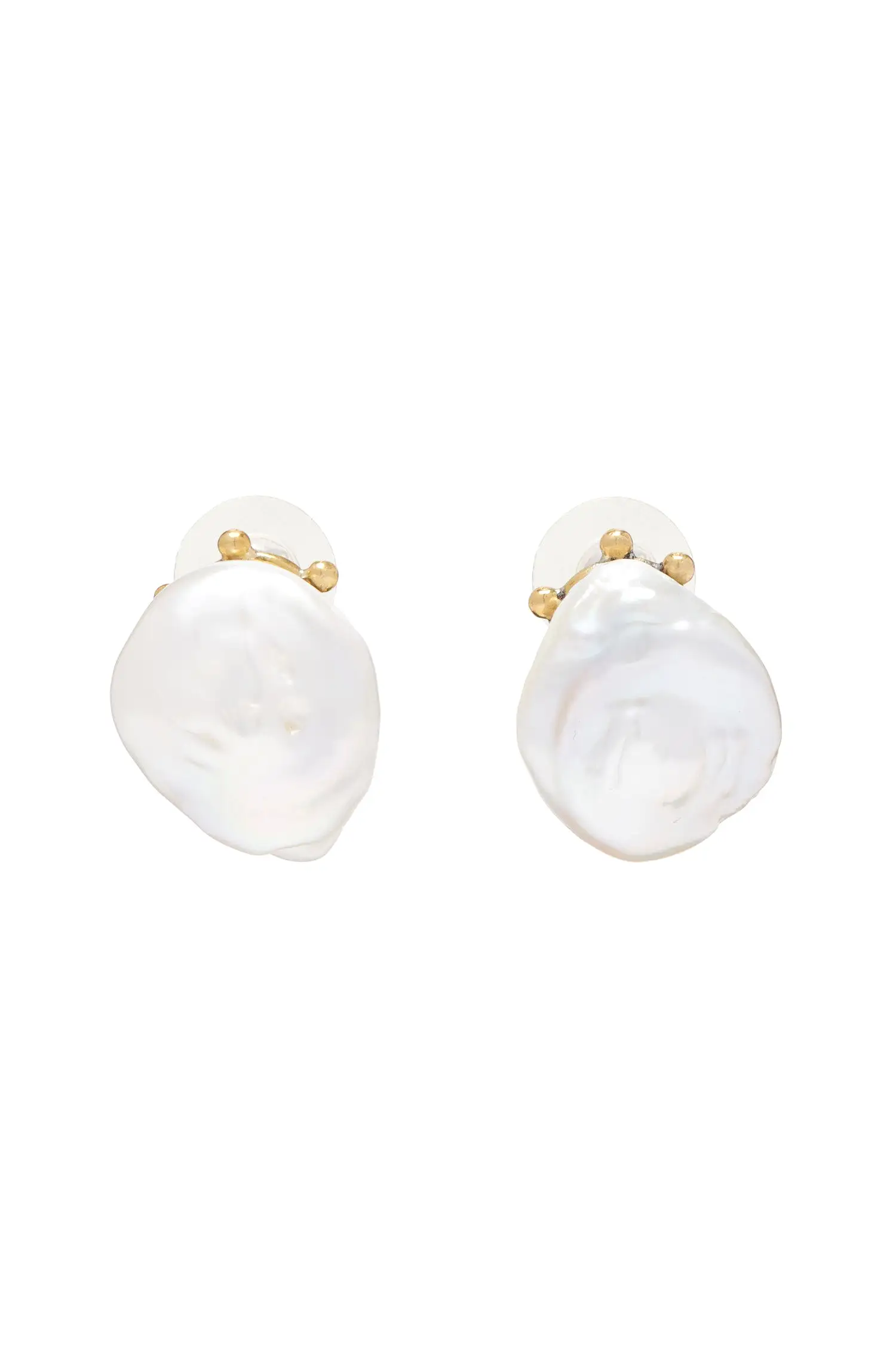 Mini Stone Stud - Pearl