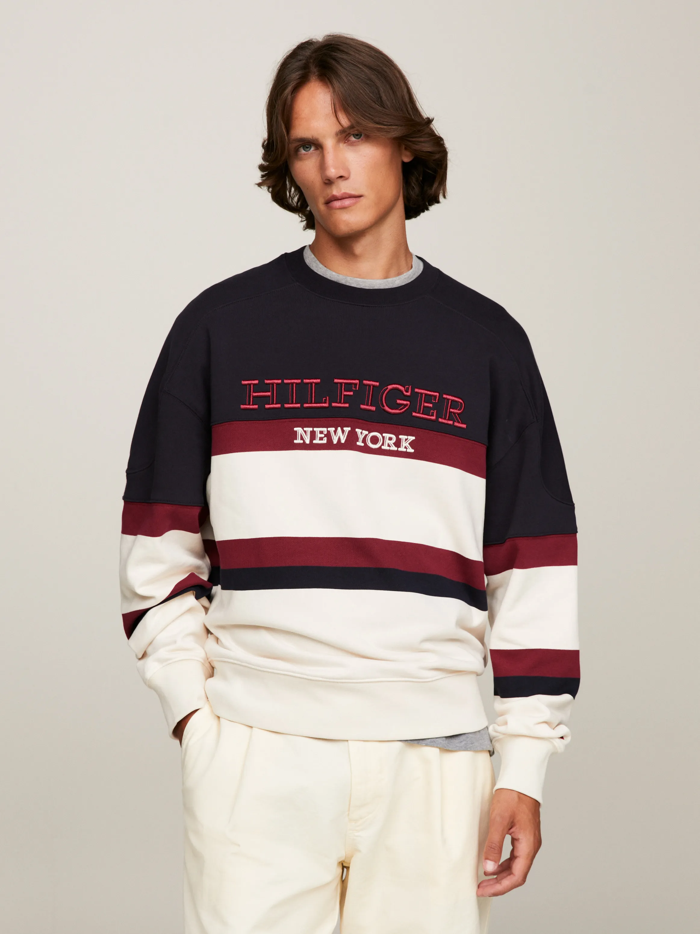 Monotype Colourblock Sweatshirt | Sweatshirts & Hoodies | Tommy Hilfiger