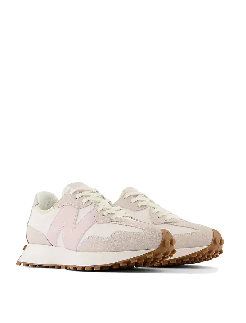 New Balance Womens 327 Trainers Moonbeam / Stone Pink