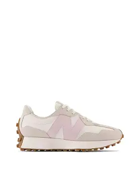 New Balance Womens 327 Trainers Moonbeam / Stone Pink