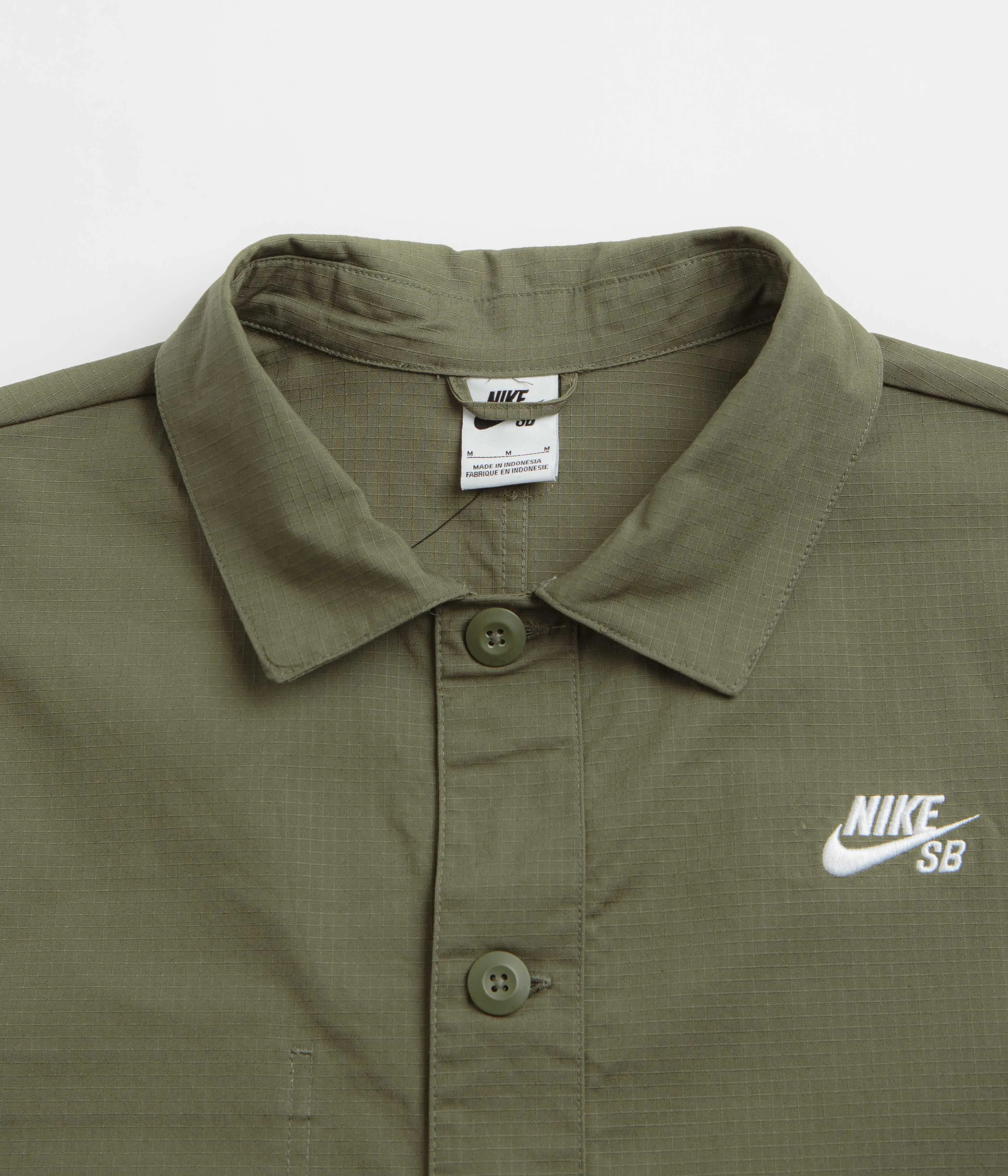 Nike SB Agnostic Chore Jacket - Medium Olive / White