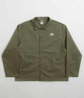 Nike SB Agnostic Chore Jacket - Medium Olive / White