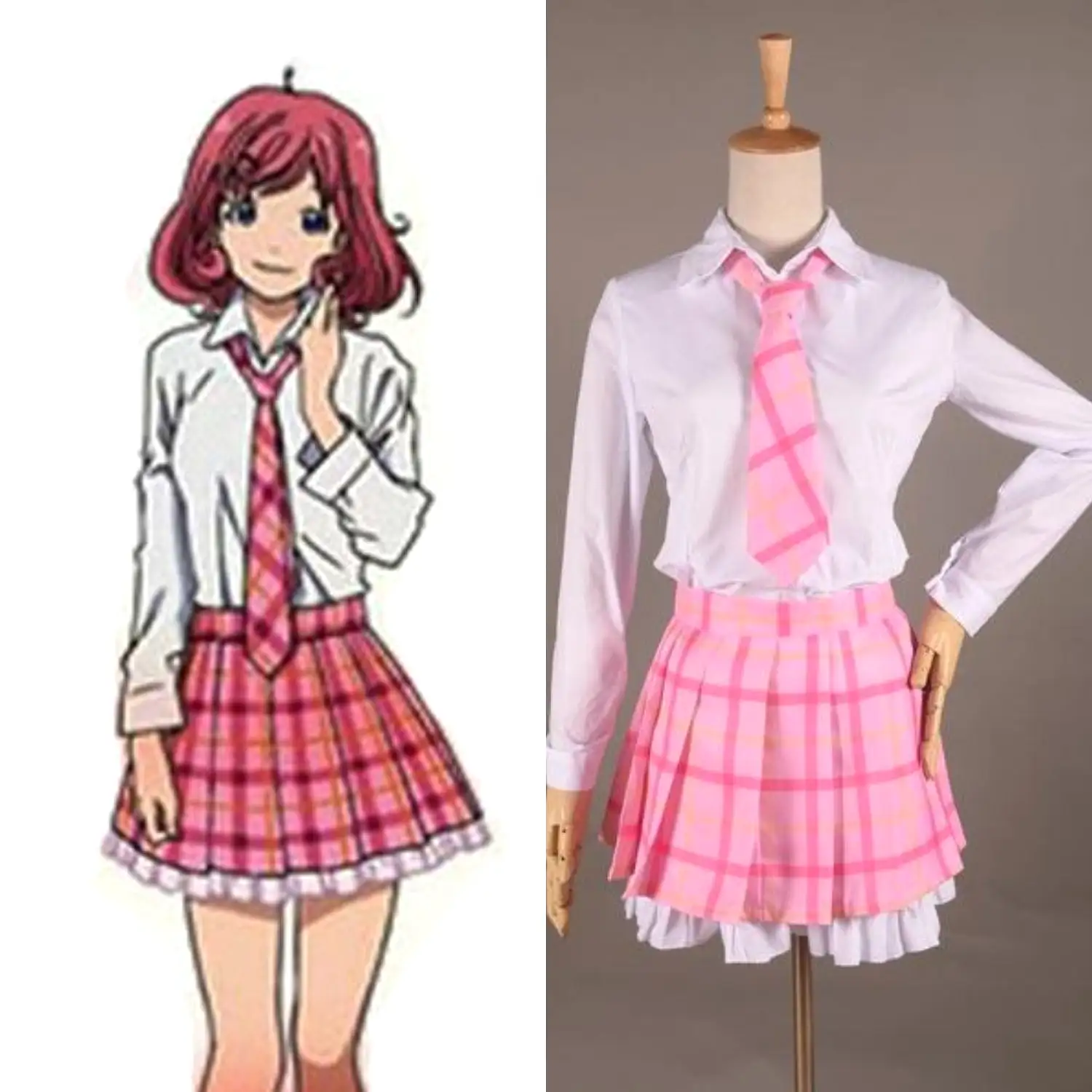 Noragami Ebisu costume cosplay pink outfit