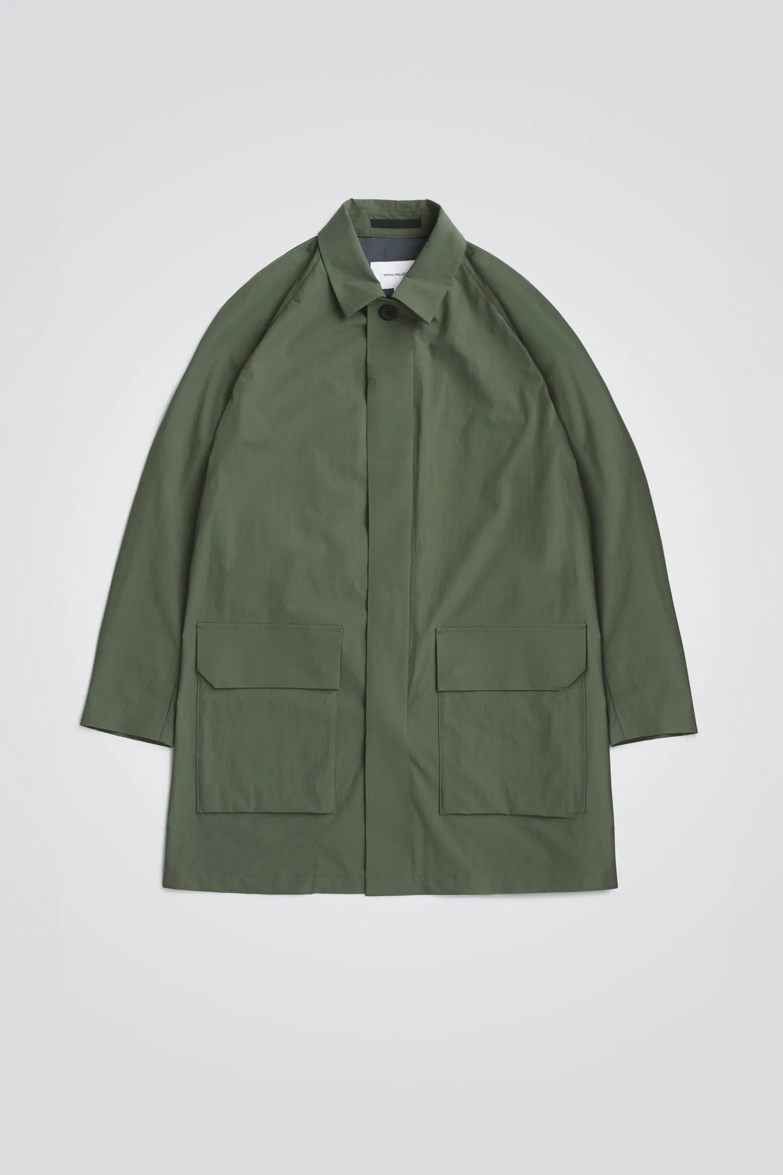 Norse Projects Vargo Travel Light Raglan Mac Spruce Green