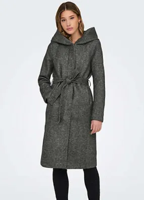 Only Hooded Longline Coat