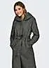 Only Hooded Longline Coat