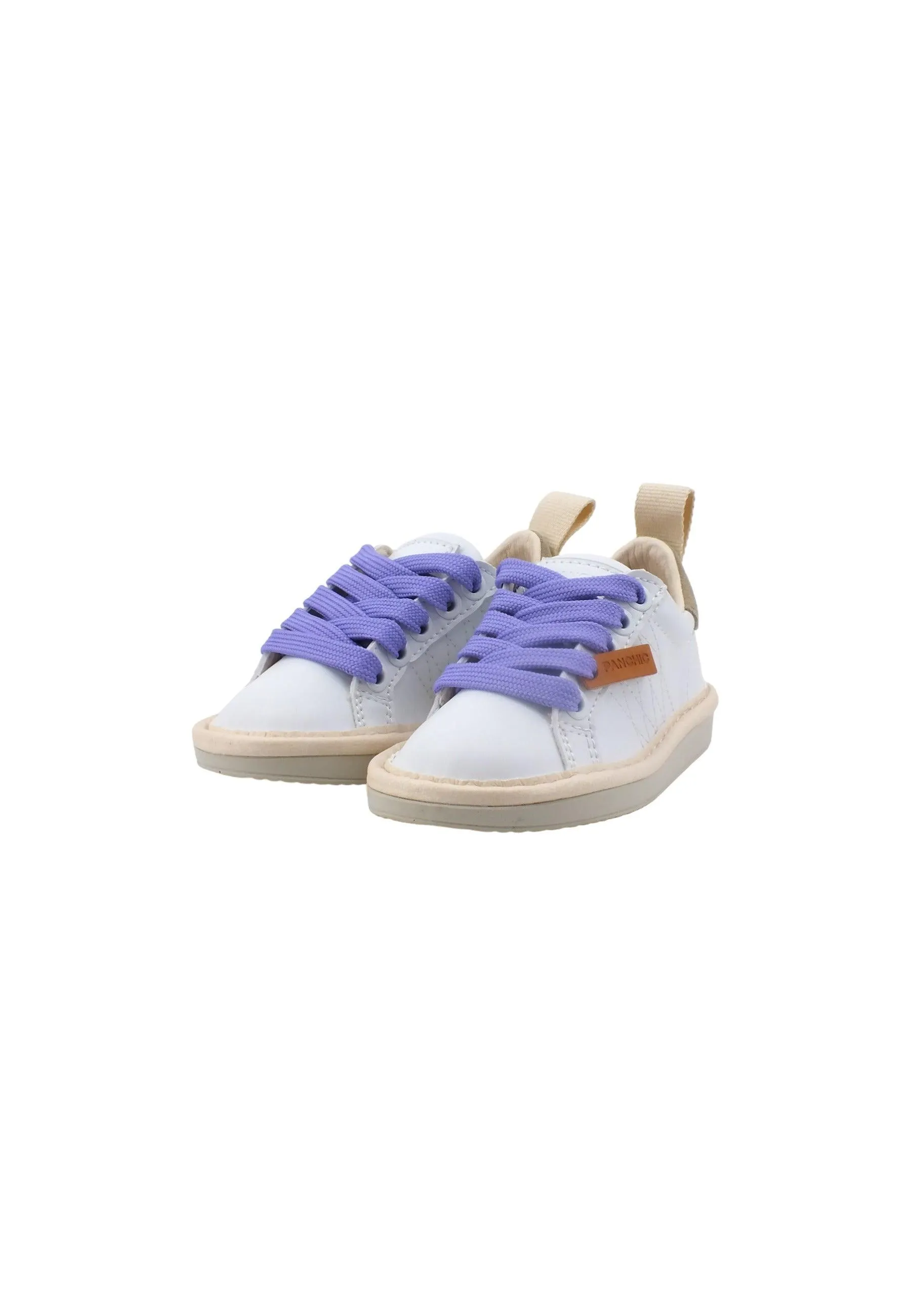 PAN CHIC Sneaker Bambino White Fog Urban Violet P01B00200243007