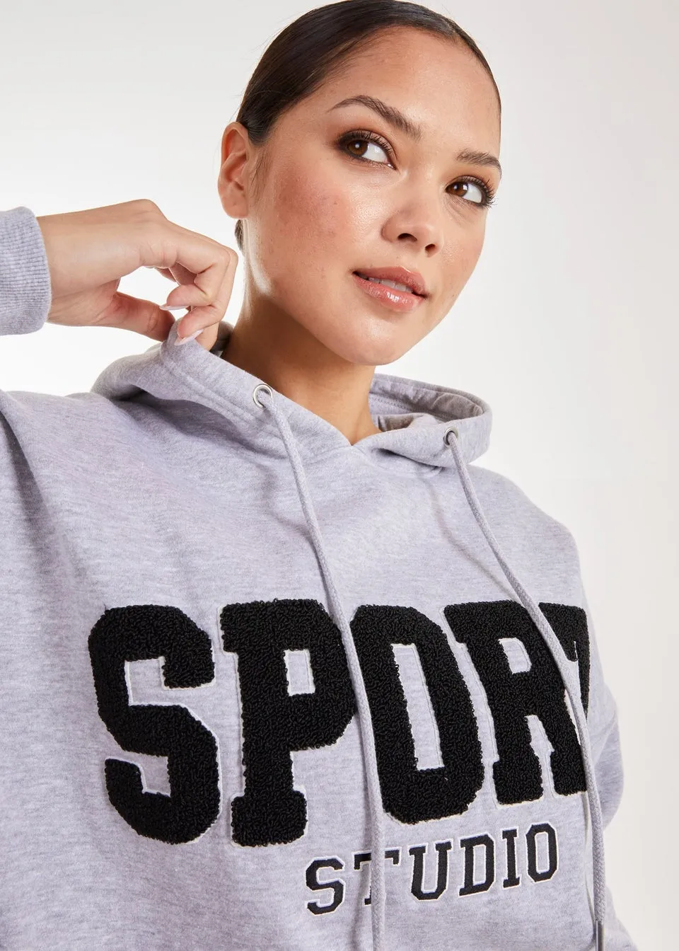 Pink Vanilla Sport Studio Textured Hoodie