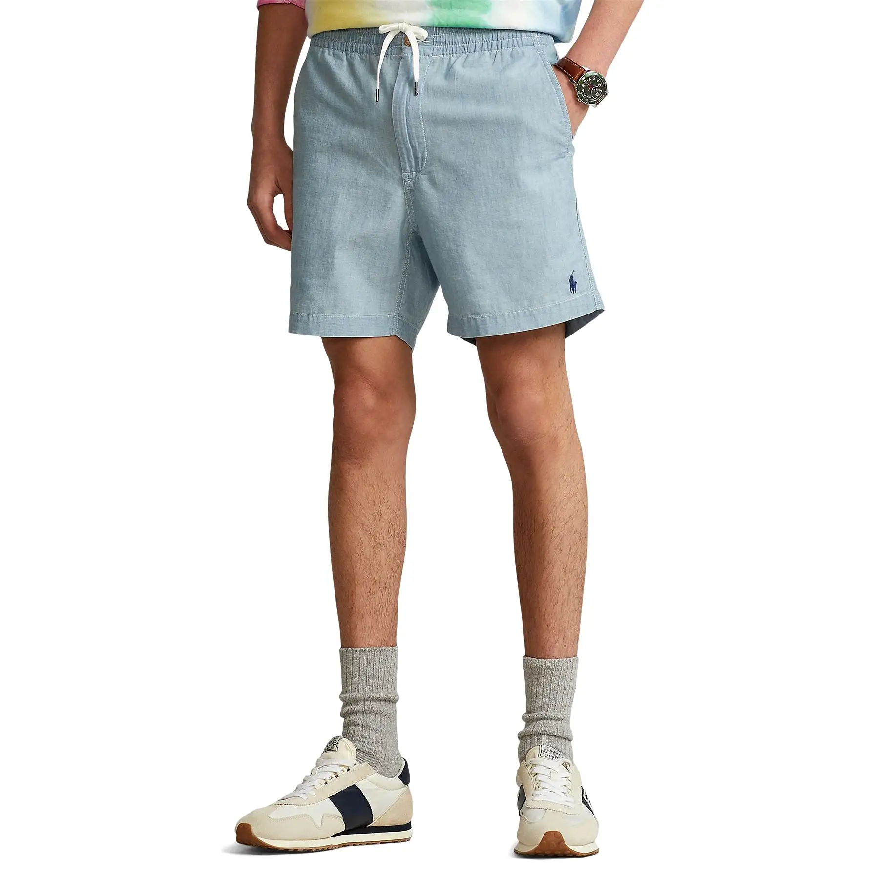 Polo Golf Classic Fit Cotton Knit Prepster Shorts Cambray Blue - SU24