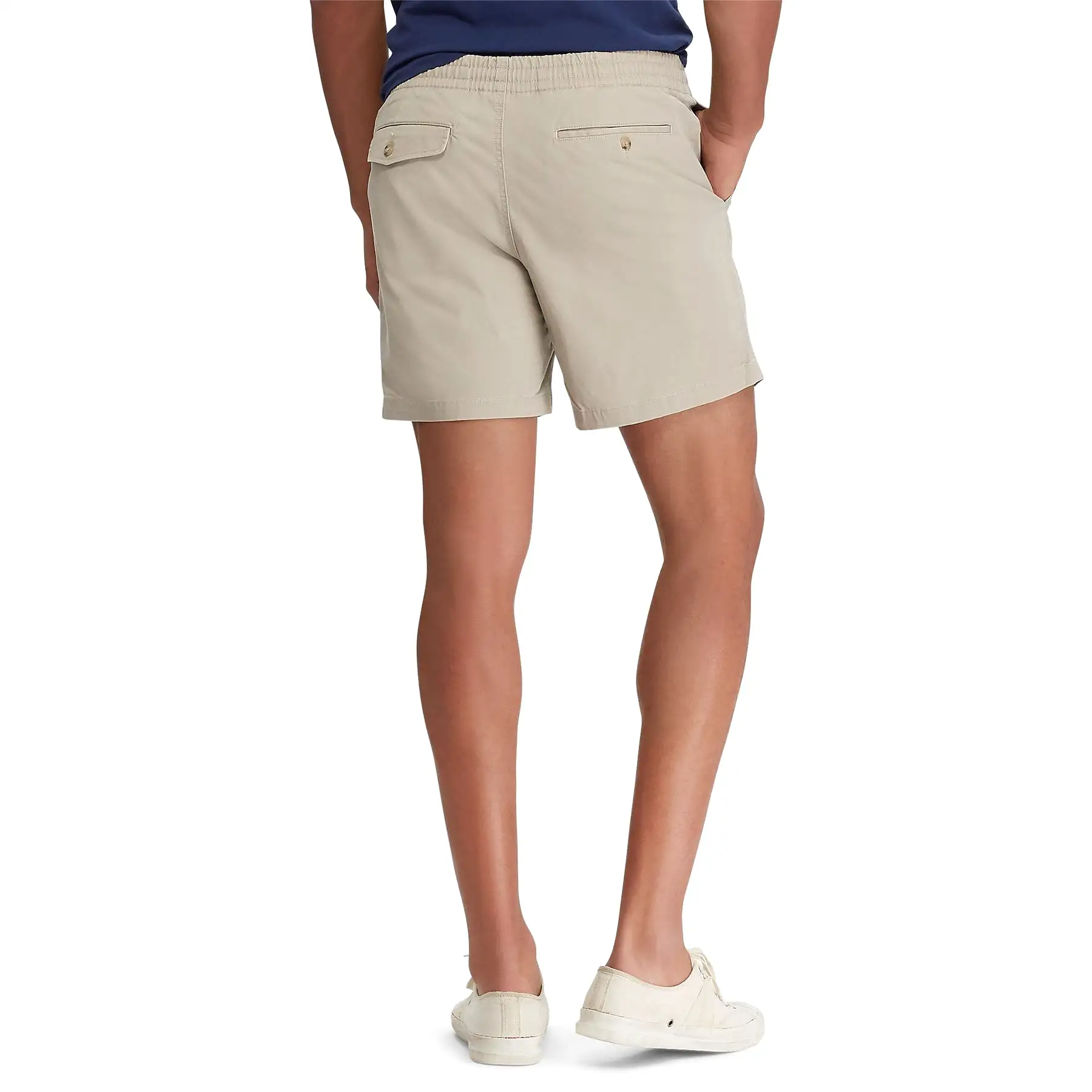 Polo Golf Classic Fit Cotton Knit Prepster Shorts Khaki Tan - SU24