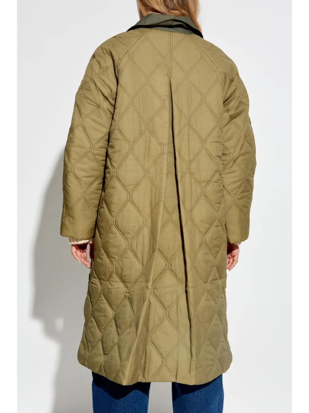 QUILTED MIDI COAT