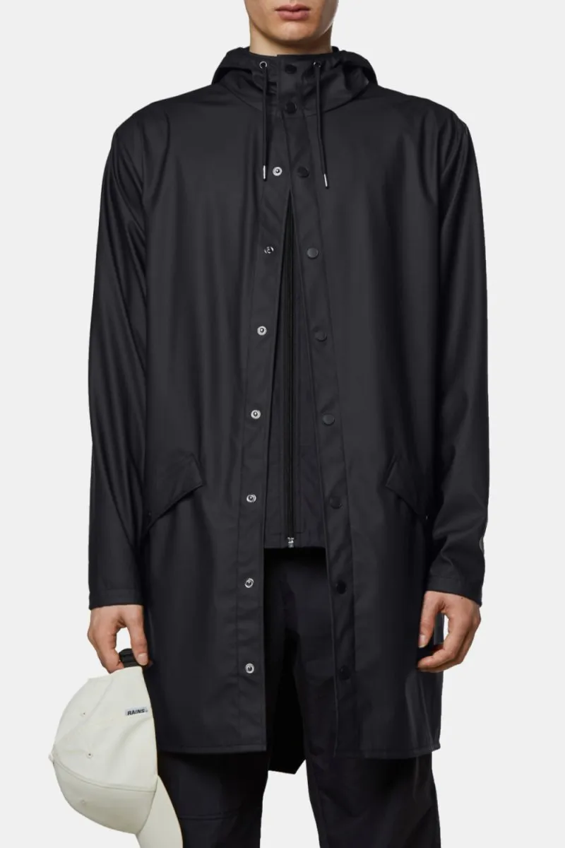 Rains Long Jacket (Black)