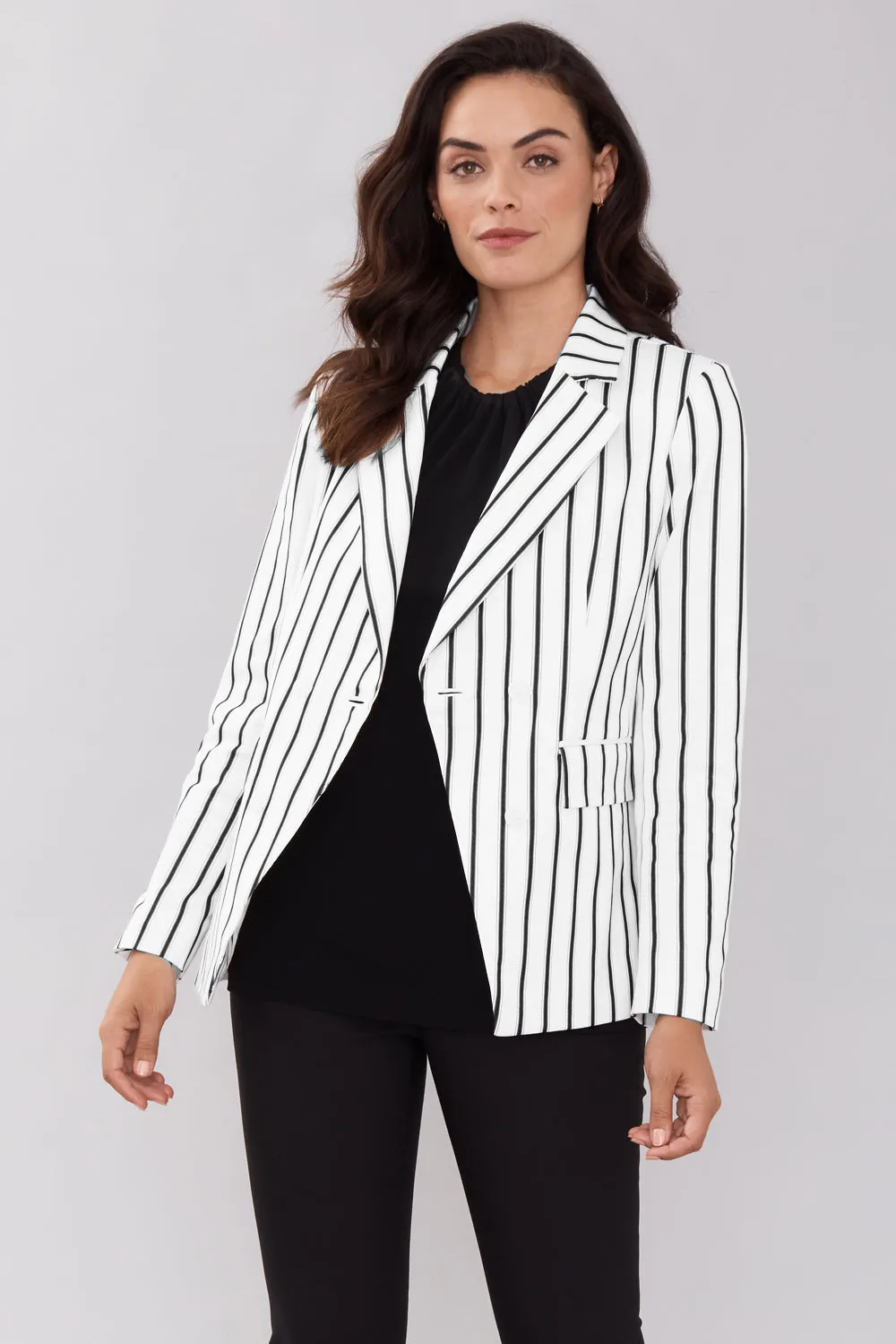 Ricki Jacket - Parallel Stripe: FINAL SALE