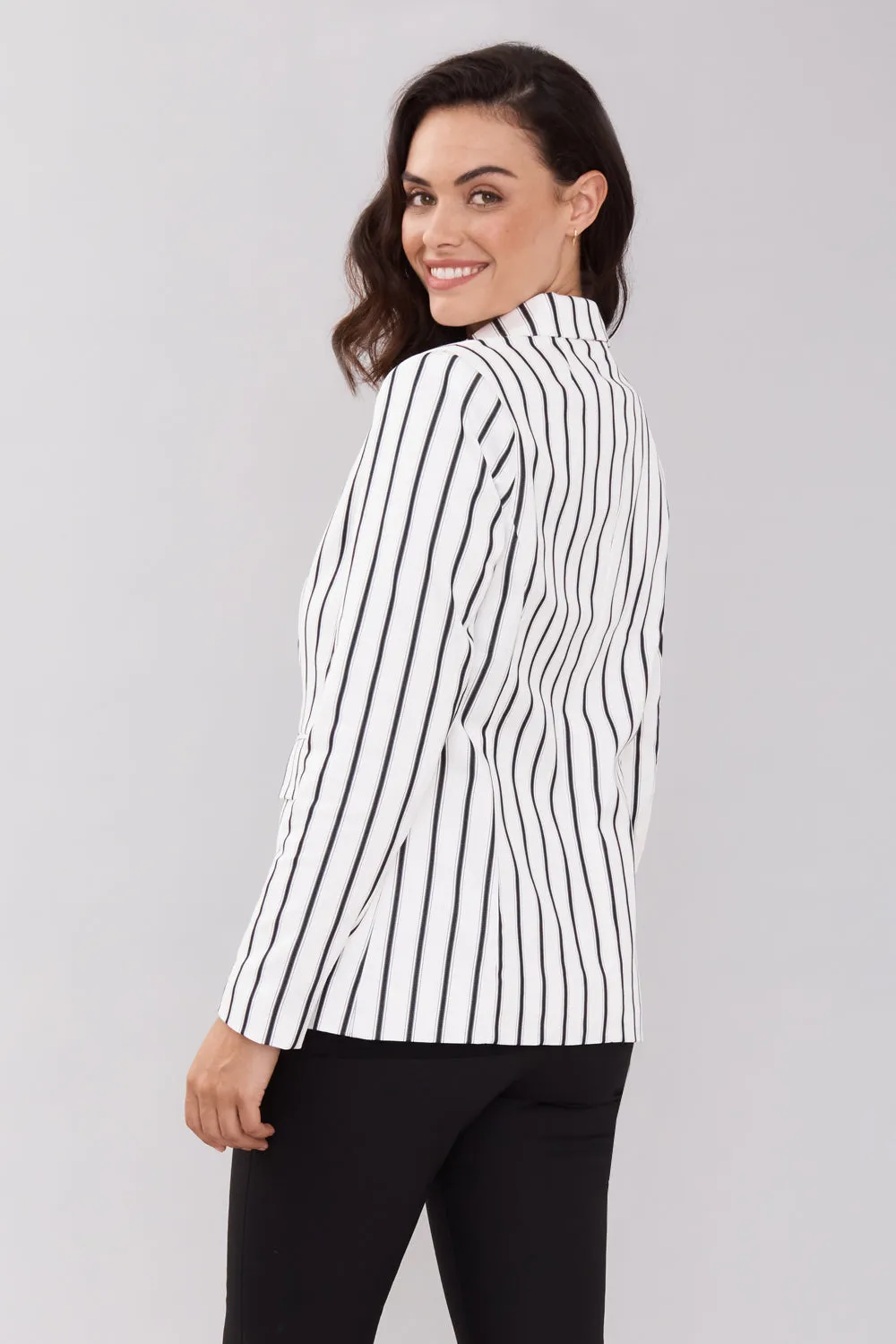 Ricki Jacket - Parallel Stripe: FINAL SALE