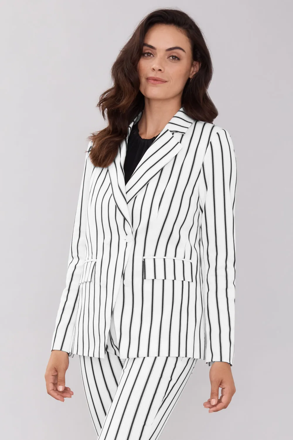 Ricki Jacket - Parallel Stripe: FINAL SALE