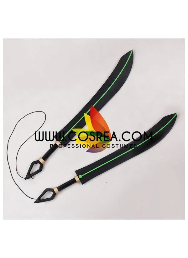 Seraph of The End Shiho Kiseki O Double Sword Cosplay Prop