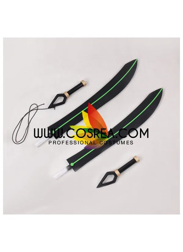 Seraph of The End Shiho Kiseki O Double Sword Cosplay Prop