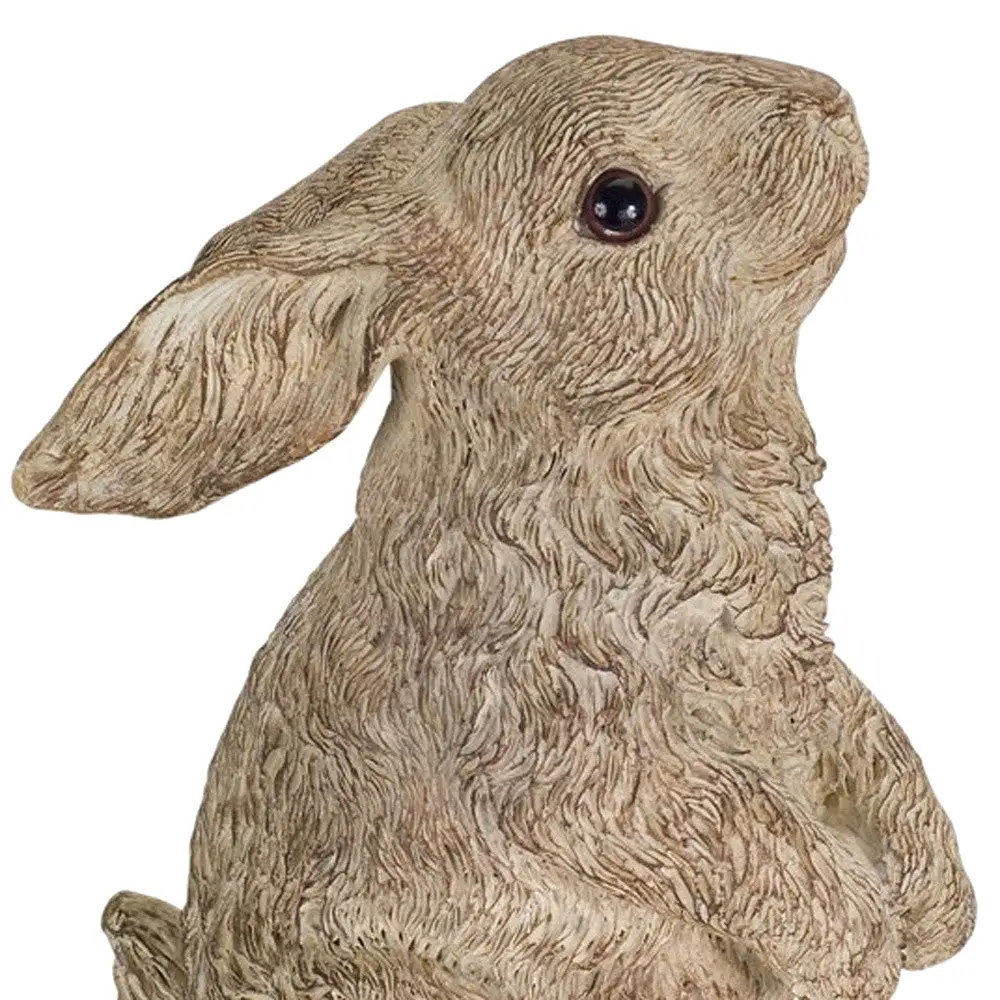 Set Of Three 7 Stone Polyresin Rabbit Figurine