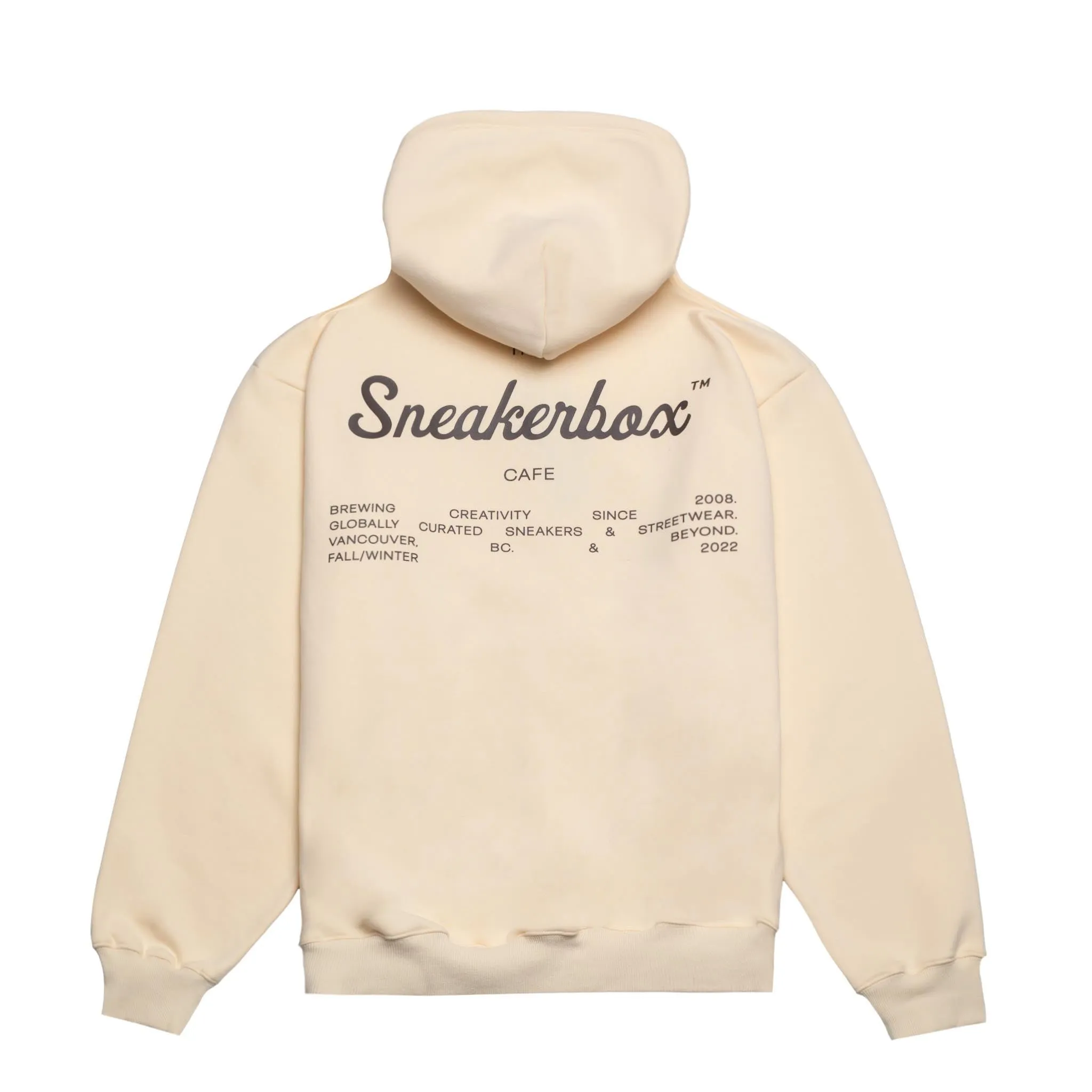 SNEAKERBOX Cafe Hoodie Vanilla