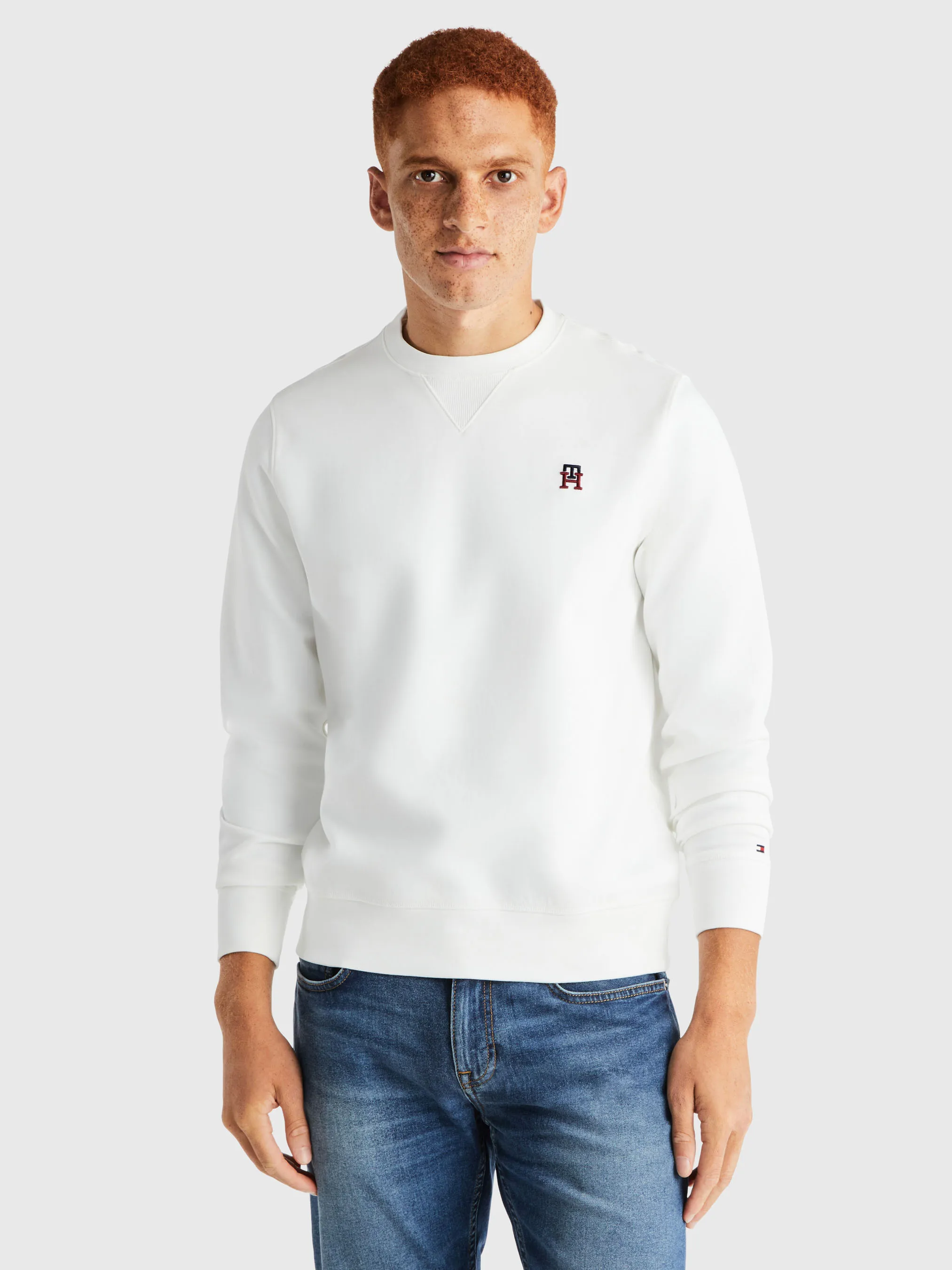 TH Embroidered Sweatshirt | Sweatshirts & Hoodies | Tommy Hilfiger