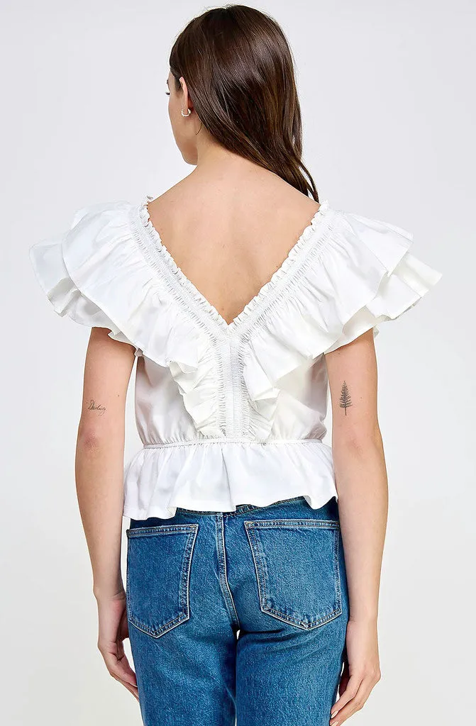 THE GRACE RUFFLED BLOUSE