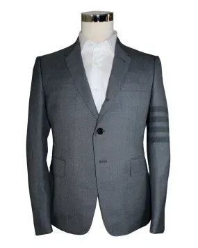 Thom Browne Sport Coat Medium Gray 4 Bar Design EU 50 / US 40