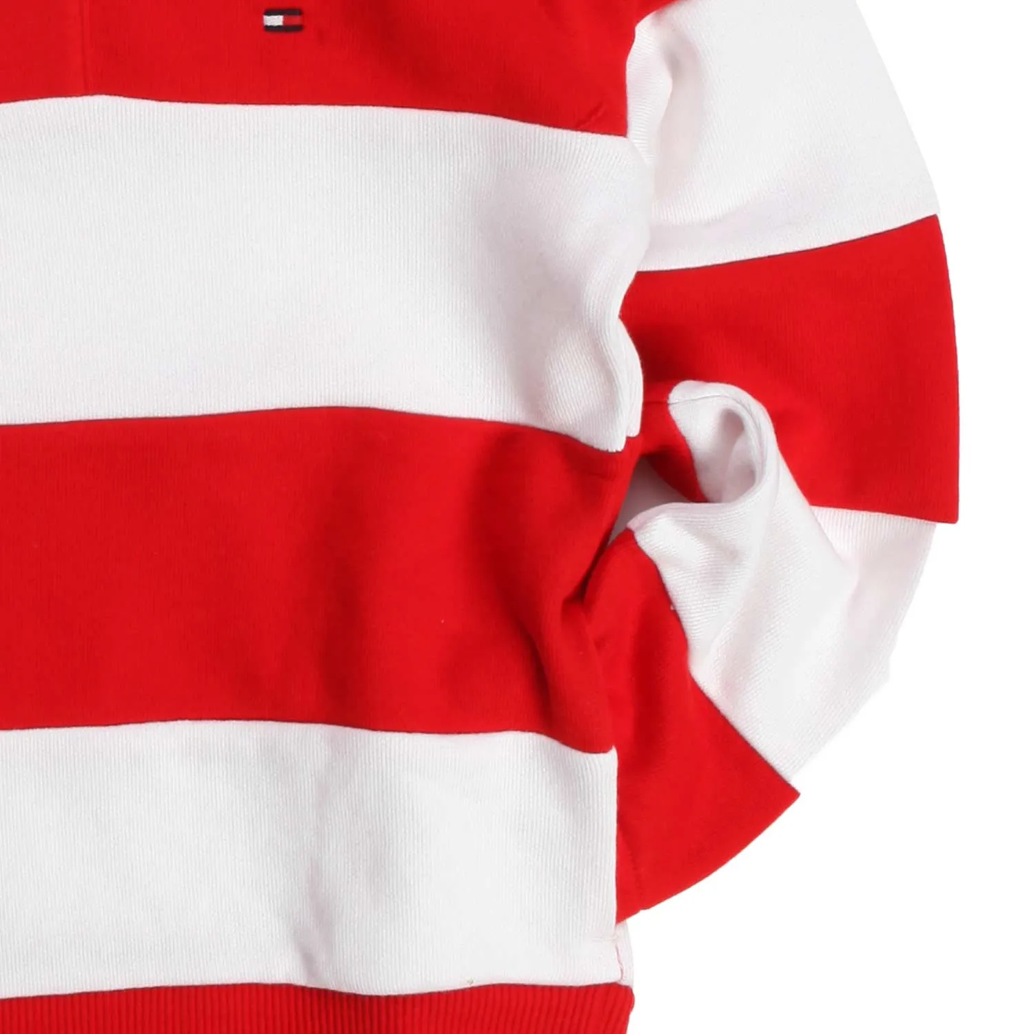 Tommy Hilfiger Red And White Hoodie For Boy