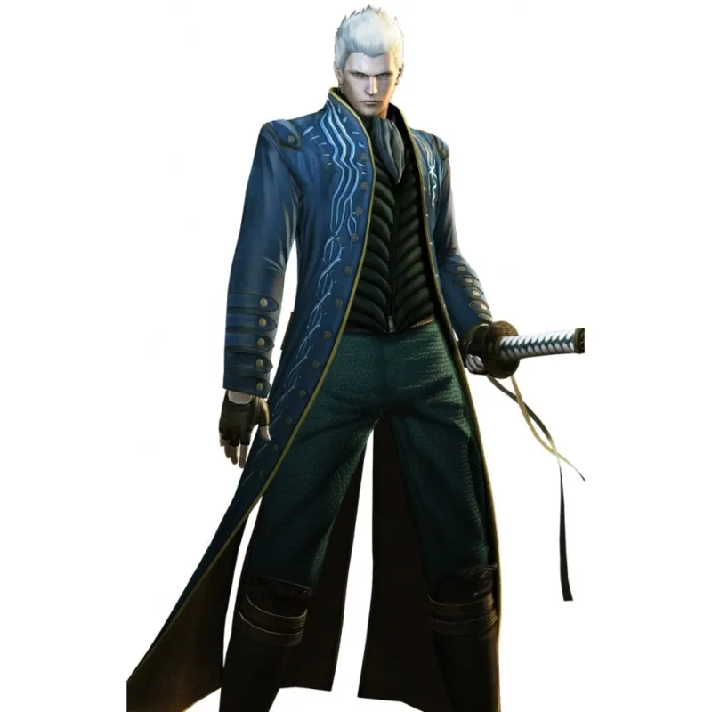 Vergil Devil May Cry 3 Coat - Videogame Men Coat