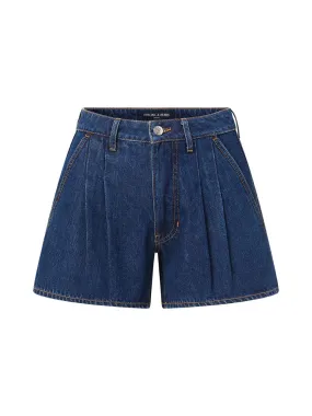 Veronica Beard Simpson Short in Dusted Oxford