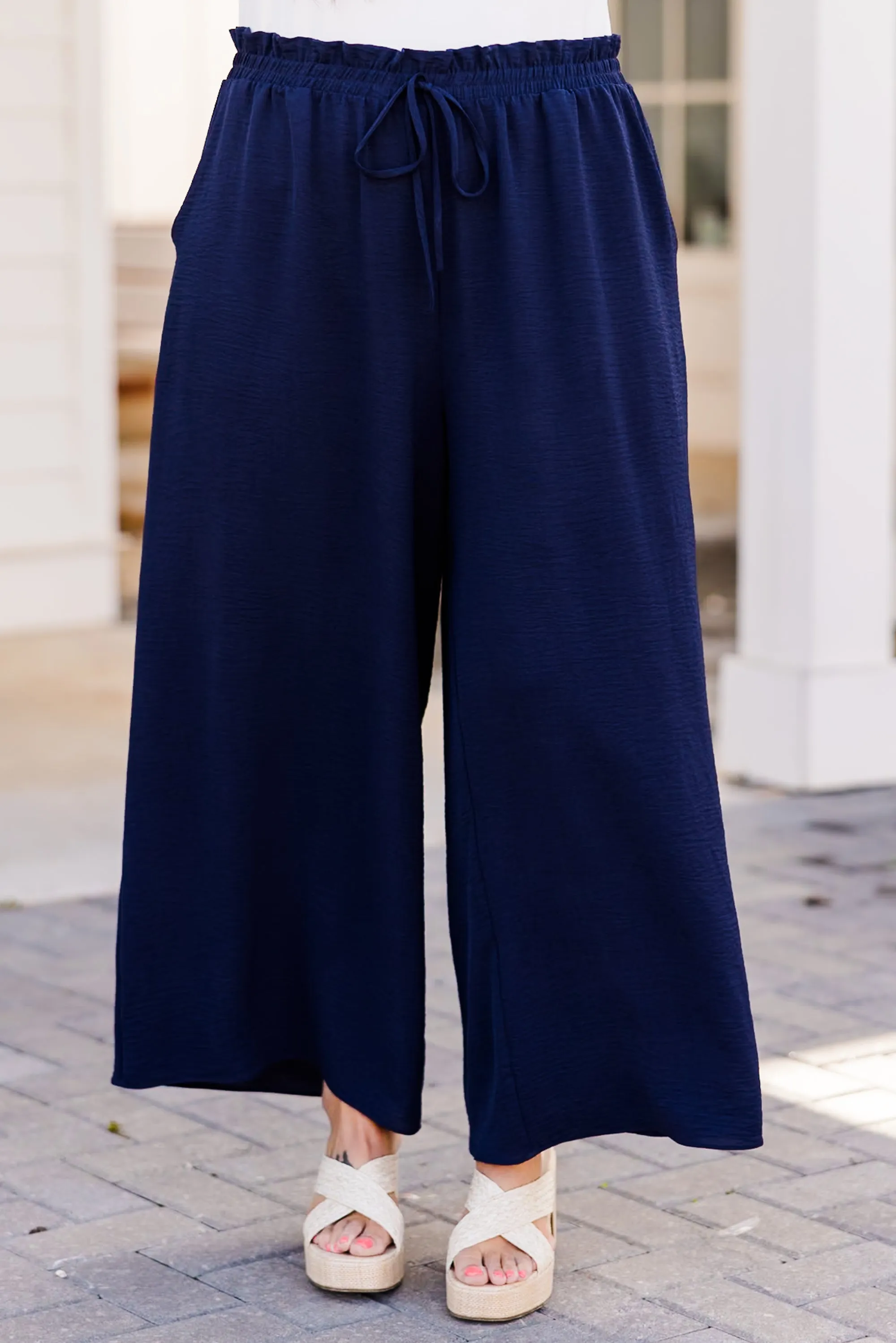 Weekend Wardrobe Pant, Navy Blue